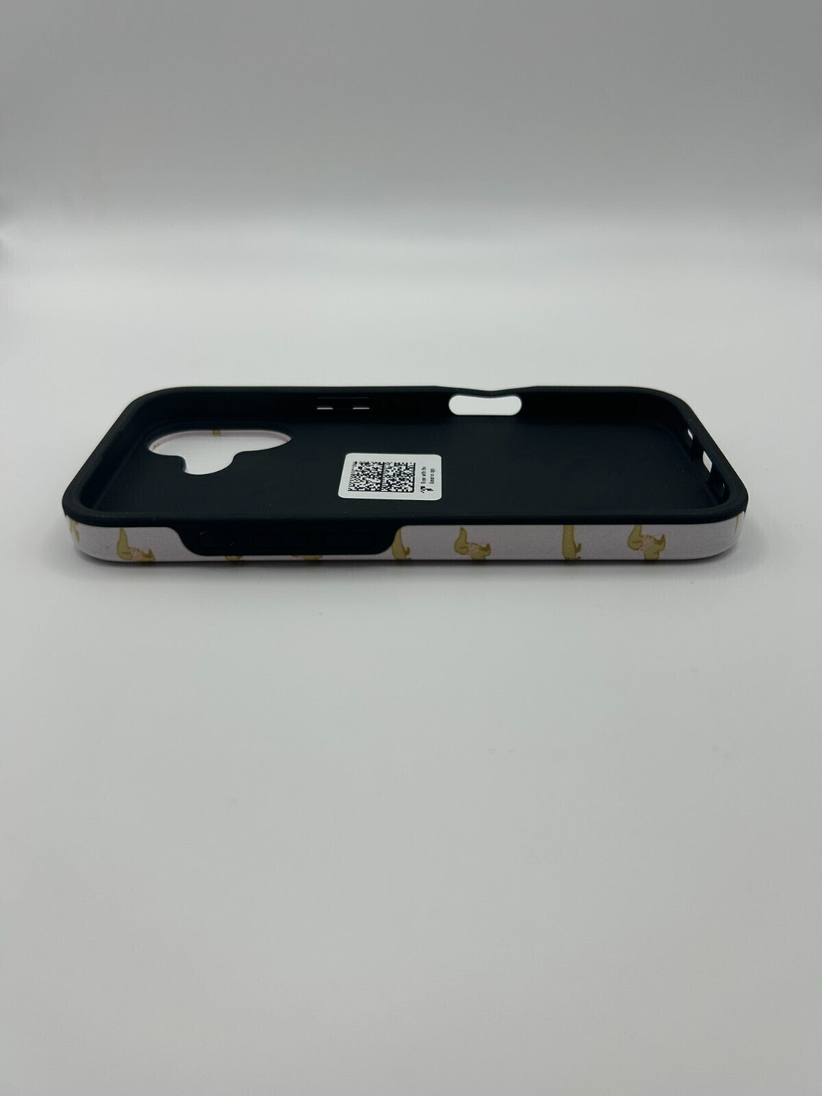 Hülle iPhone 16 Gold Dackel Hülle Rosa Schleife Wiener Hund Wurst Doxie Case