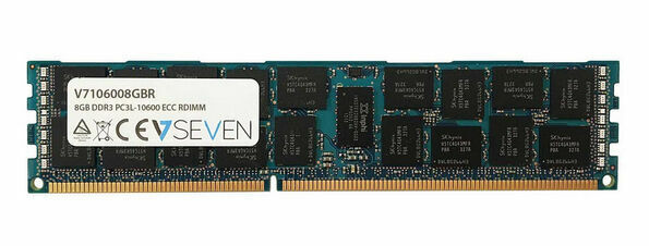 V7 – V7106008GBR Server RAM 8GB DDR3 ECC Registered 1333MHz CL9 240pin 1.35V