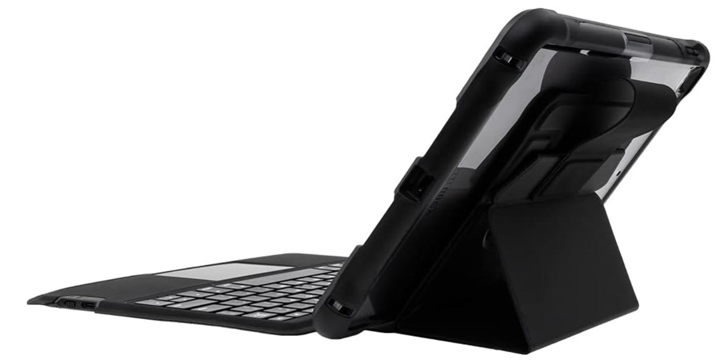 OtterBox – UnlimitED Keyboard Hülle, iPad 10.2, Tastatur Case, Schwarz, robust