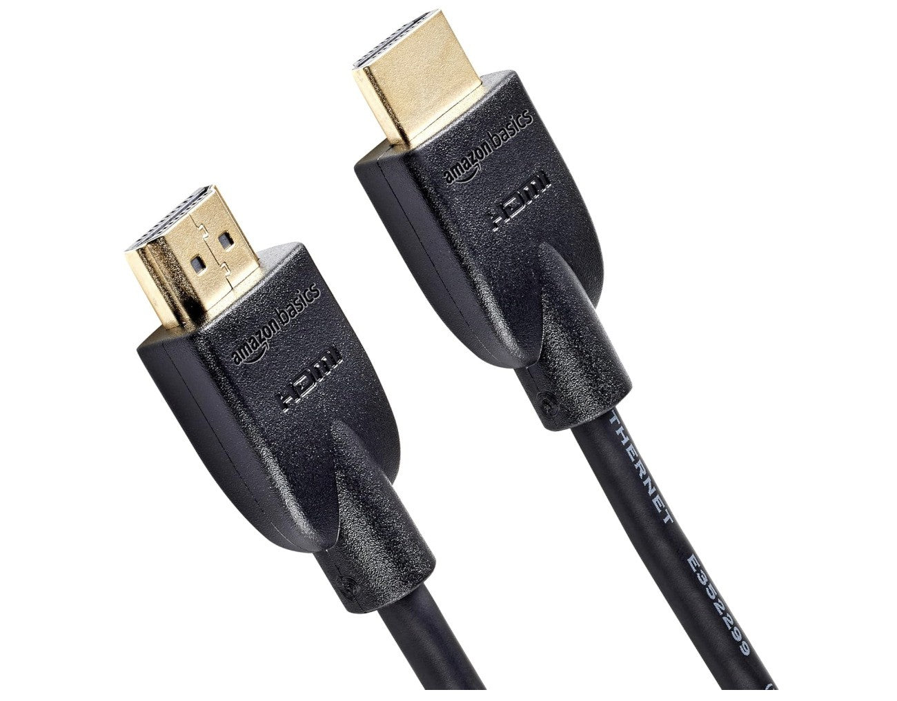 Amazon Basics HDMI Kabel 2.0 1,8m High Speed CL3 zertifiziert schwarz A Stecker