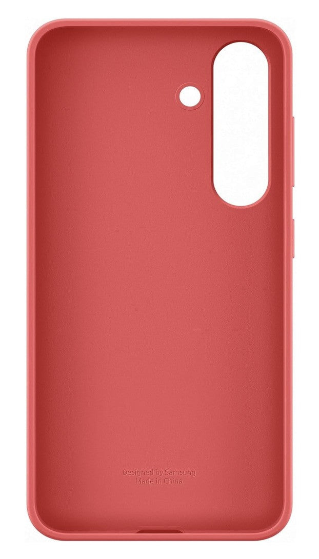 Samsung Galaxy S25 Hülle Silikonhülle Case Rot Silikon Cover Schutzhülle Handy