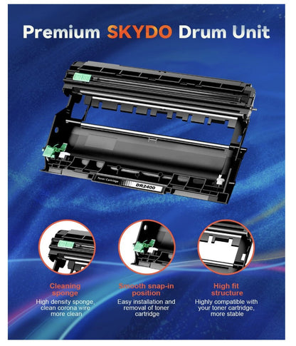 Skydo – DR-2400 Trommeleinheit, kompatibel Brother HL MFC DCP Serie, kein Toner