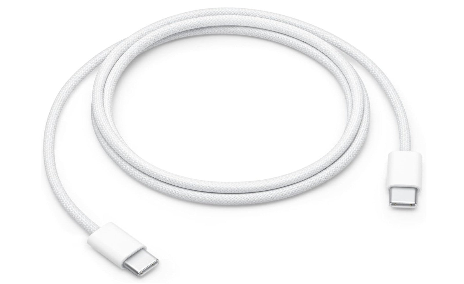 Apple – USB-C Ladekabel 60W 1m, Schnellladen, Typ-C, Datenkabel weiß robust