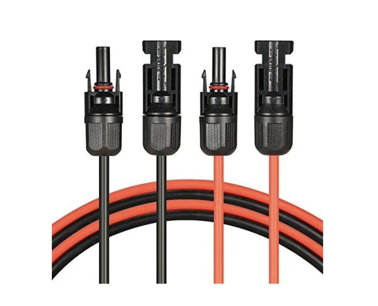 solartronics – Solarkabel 2x7m 4mm² MC4 kompatibel, Verlängerung, Rot/Schwarz