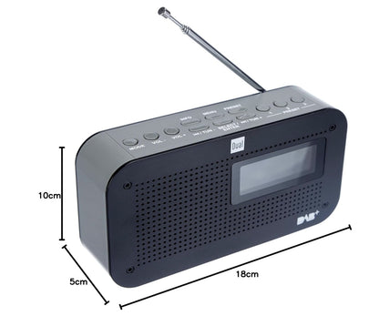 Dual 74872 DAB 71 Portables Digitalradio UKW DAB+ *OHNE NETZTEIL, MIT BATTERIEN*