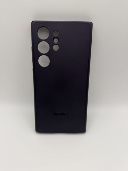 Samsung – EF-PS928 Galaxy S24 Ultra Hülle Silikon, kratzfest, slim, dark violet