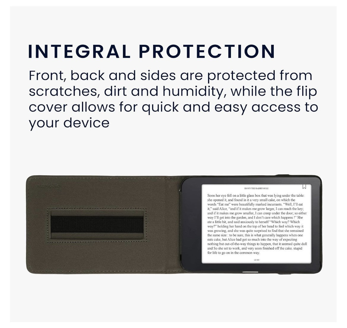 kwmobile – Kobo Clara 2E Hülle Klappetui Magnet Cover Case eReader Multicolour