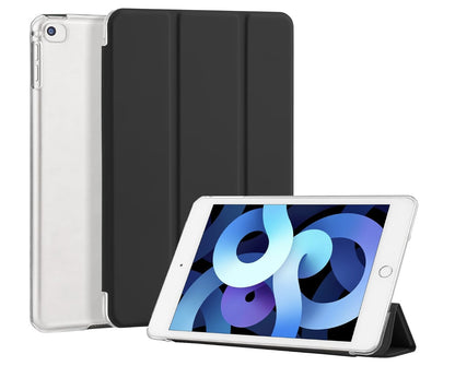 4UBonLife – iPad Mini 1 2 3 Hülle Schwarz, 7,9" Case mit Ständer, Hart & Matt