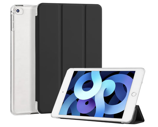 4UBonLife – iPad Mini 1 2 3 Hülle Schwarz, 7,9" Case mit Ständer, Hart & Matt