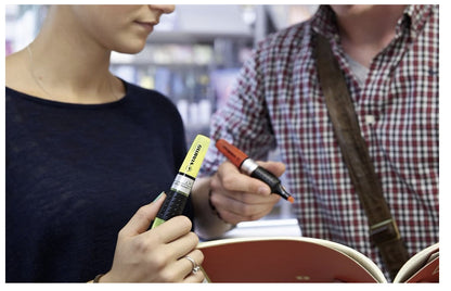 STABILO - Textmarker LUMINATOR 5er Pack orange leuchtstark langlebig nachfüllbar