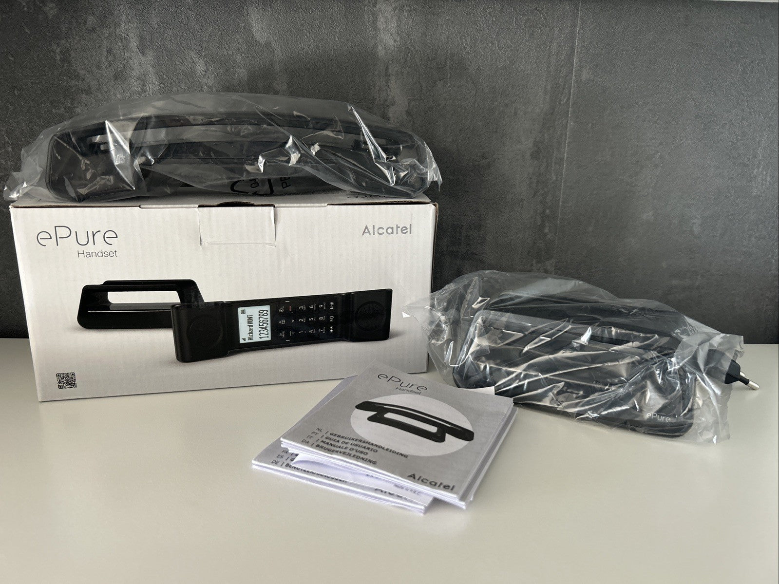 Alcatel Epure Iconic DECT Telefon-Retro, Display, DEFEKT, ERSATZTEILE |T67 3A