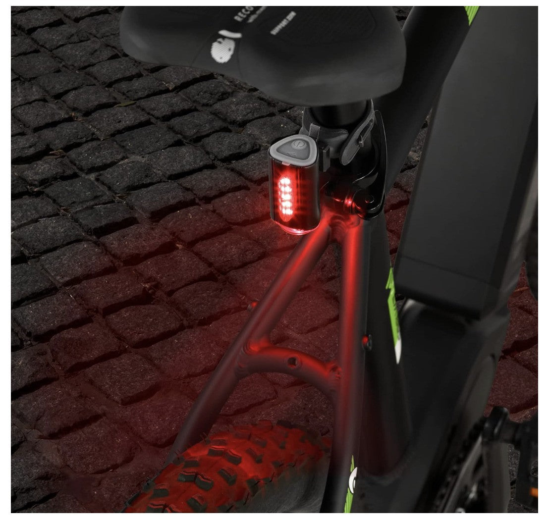 FISCHER – TWIN Fahrradlicht Set, Akku LED 30/15 Lux, USB, StVZO, IP44, 360°