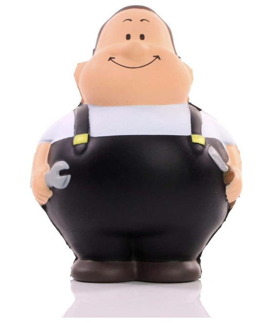 SQUEEZIES - Schrauber Bert Schwarz - Knautschfigur zum Stressabbau, Anti Stress
