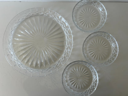 Aida – Harvey 80333, Dessertschalen Set, Glas, 4-teilig, stilvolles Design