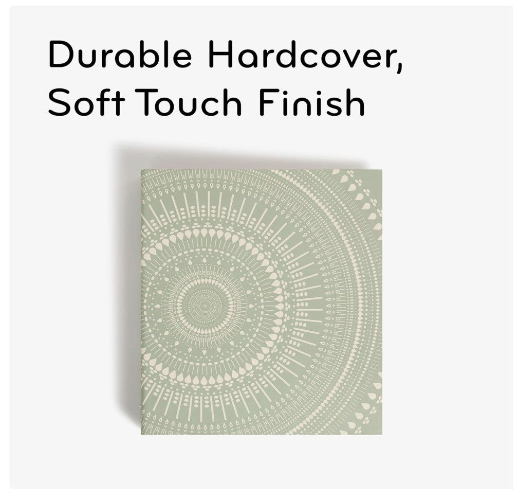 U Brands – Boho Chic Binder Set, Ringordner 2,5 cm, 2 Stück, Olive & Lachs