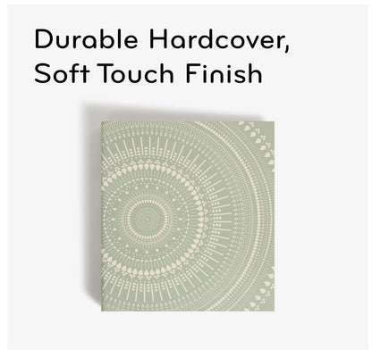 U Brands – Boho Chic Binder Set, Ringordner 2,5 cm, 2 Stück, Olive & Lachs