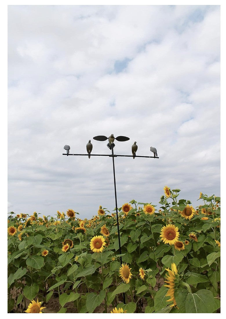 MOJO Outdoors – Clip on Dove, Lockvogel Taubenjagd Set, 4er Pack, Grau, Zubehör