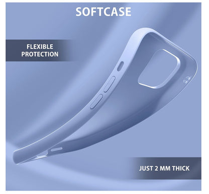 MyGadget – iPhone 12 | 12 Pro Hülle, Silikon Case, Anti-Schock, Blau, Slim TPU