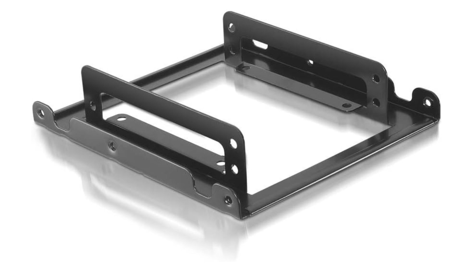 Nanocable – 10.99.0002 Adapter 3.5" für 2x 2.5" HDD SSD Metallrahmen Schwarz