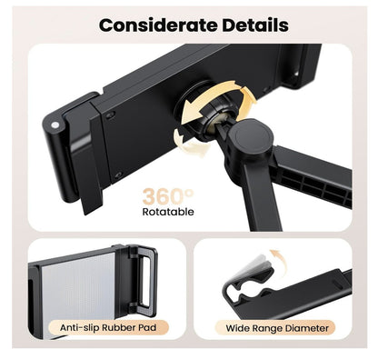 NEUTYPECHIC – Tablet Halterung Auto, 360° drehbar, iPad KFZ Halter 4–12,9 Zoll