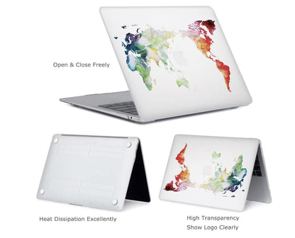 YOPAS MacBook Air 13 Zoll Hülle A2337 A2179 A1932 M1 Case Hartschale Cover