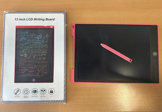 Tavoletta Grafica –  LCD Schreibtafel 12 Zoll Kinder Zeichentablett, Pink