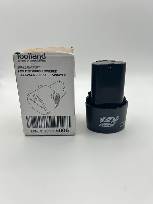 Toolland Lithium-Ionen-Akku 12V 2,5Ah für Rückensprühgerät DTB10003 Ersatzakku