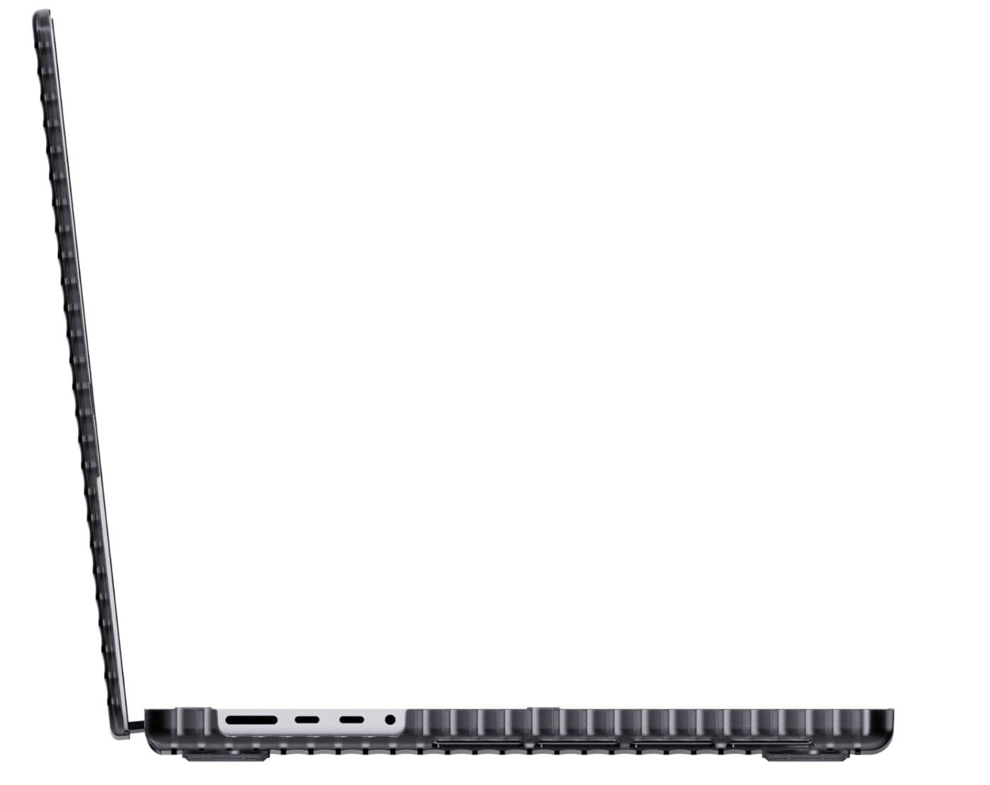 Tech21 Evo Wave Hülle für MacBook Pro 16 Zoll 2021/2023 – Hartschale Anthrazit