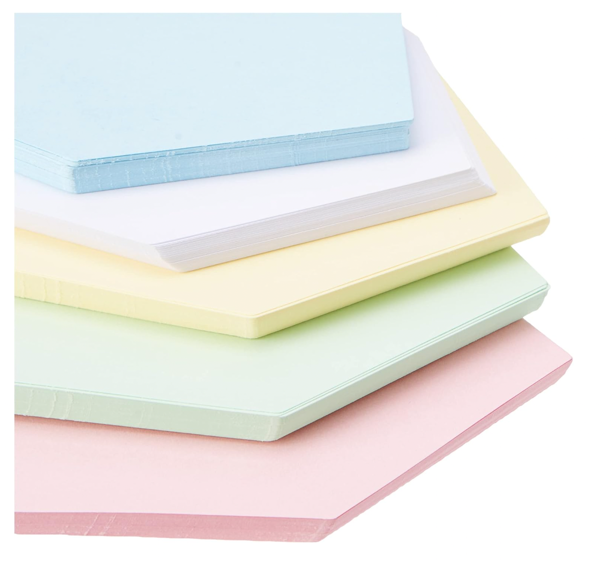 magnetoplan Moderationskarten Rhombus 200x95mm 500 Stück 5 Pastellfarben FSC