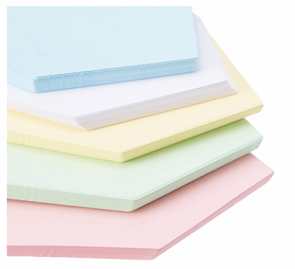 magnetoplan Moderationskarten Rhombus 200x95mm 500 Stück 5 Pastellfarben FSC