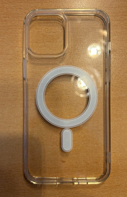 Funda – iPhone 12/12 Pro, MagSafe, Transparent, kratzfest, gelbschutz, Hülle