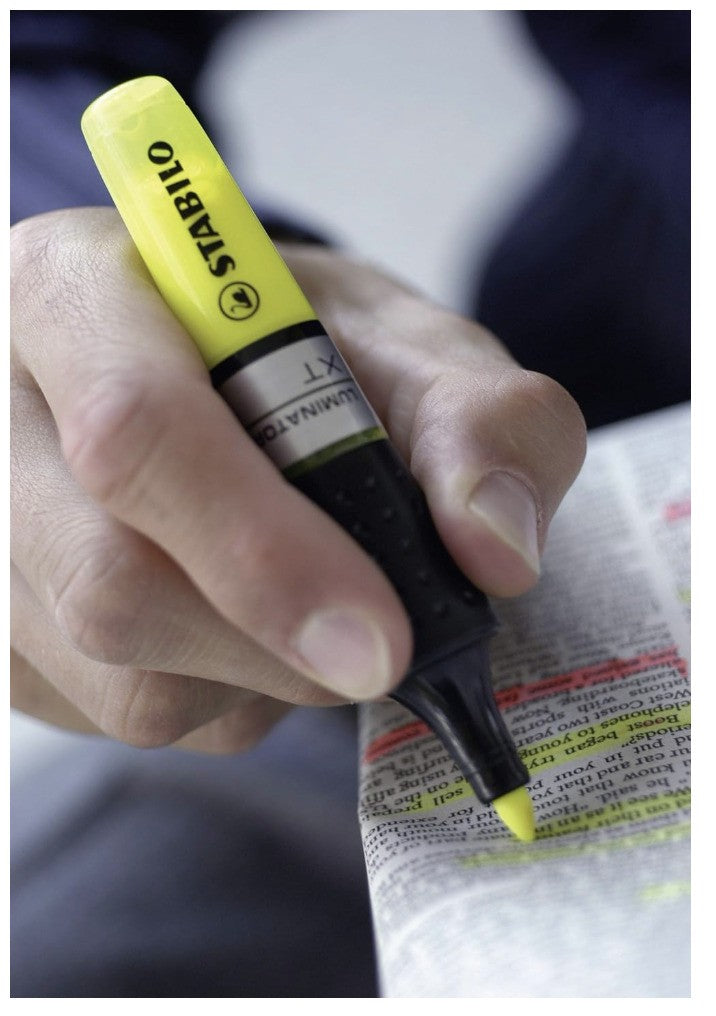 STABILO - Textmarker LUMINATOR 5er Pack orange leuchtstark langlebig nachfüllbar