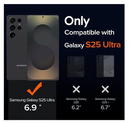 ivoler – Samsung Galaxy S25 Ultra Hülle klar, stoßfest *NUR DIE HÜLLE*
