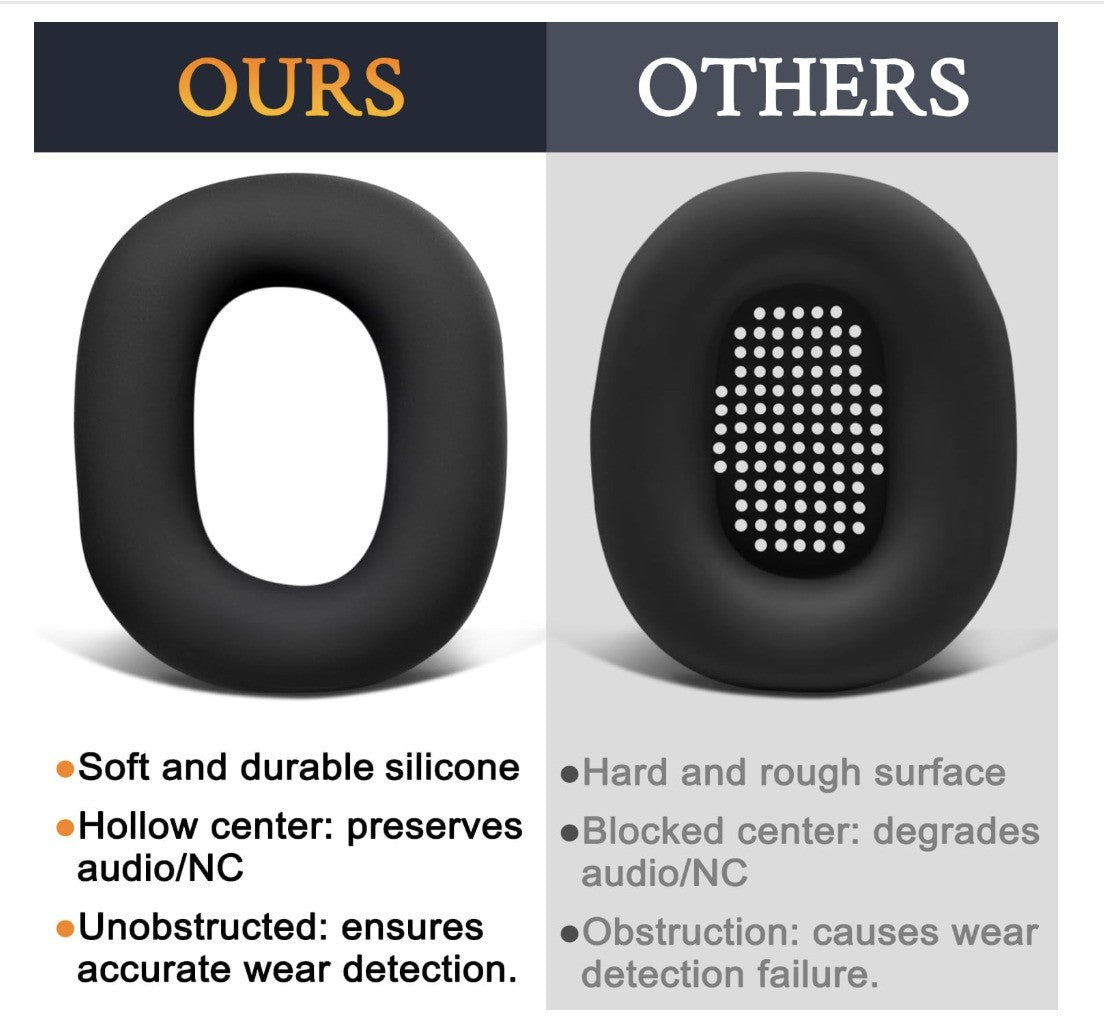 SOULWIT – AirPods Max Silikonhülle Schutz Überzug, schweißfest, waschbar, leicht