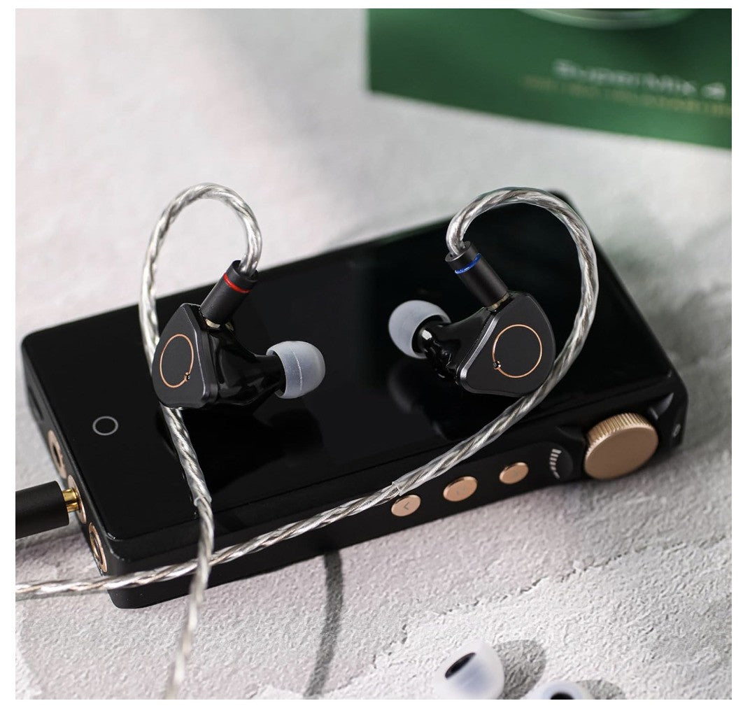 Linsoul SIMGOT SuperMix 4 IEM Kopfhörer HiFi 1DD+1BA+1 Planar OHNE ERSATZGUMMIS