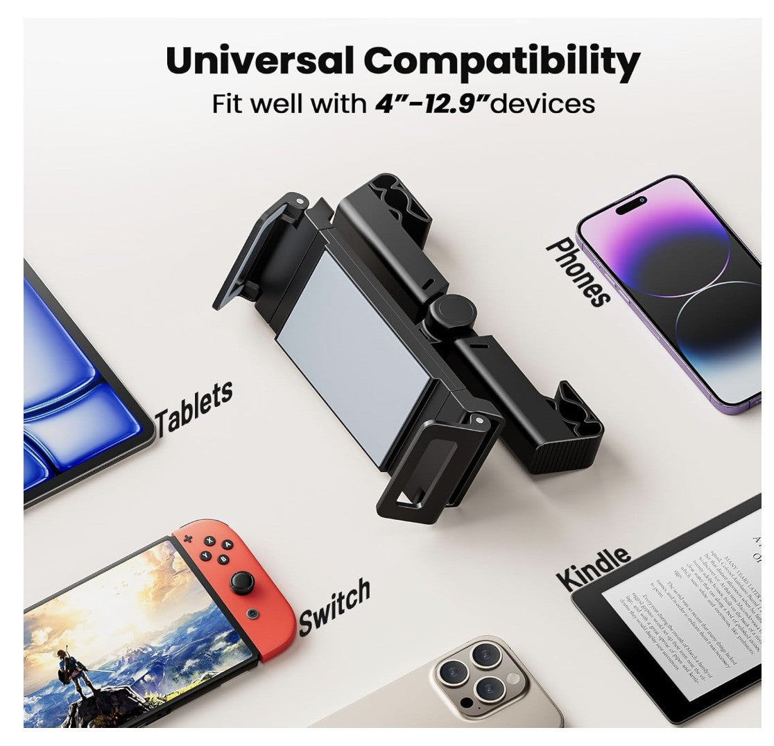 NEUTYPECHIC – Tablet Halterung Auto, 360° drehbar, iPad KFZ Halter 4–12,9 Zoll