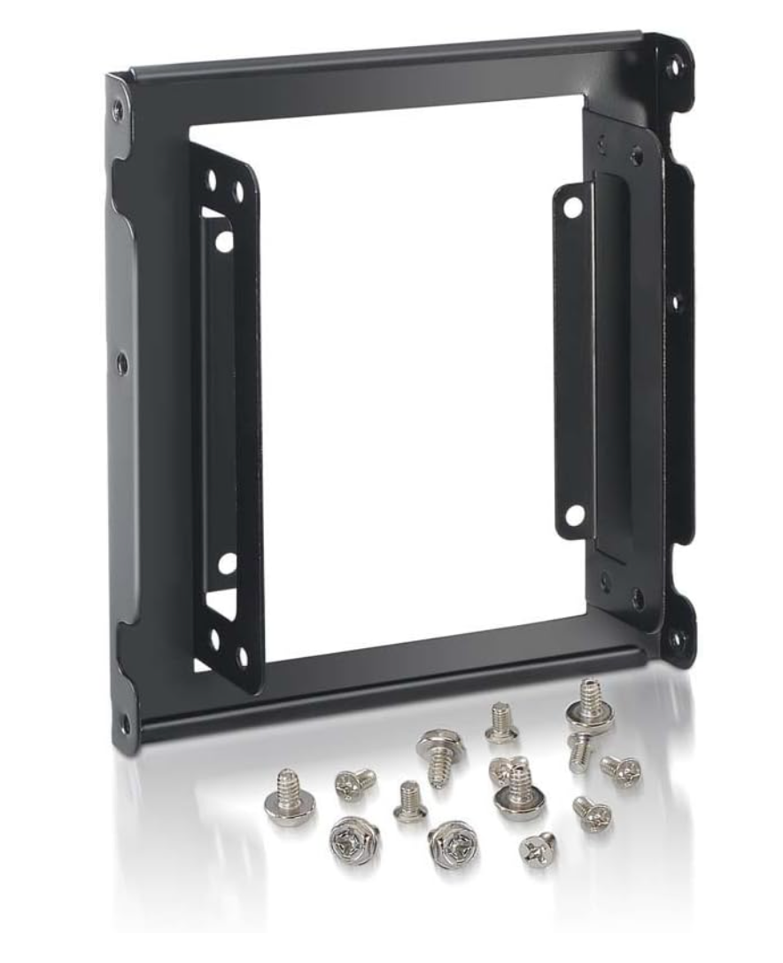 Nanocable – 10.99.0002 Adapter 3.5" für 2x 2.5" HDD SSD Metallrahmen Schwarz