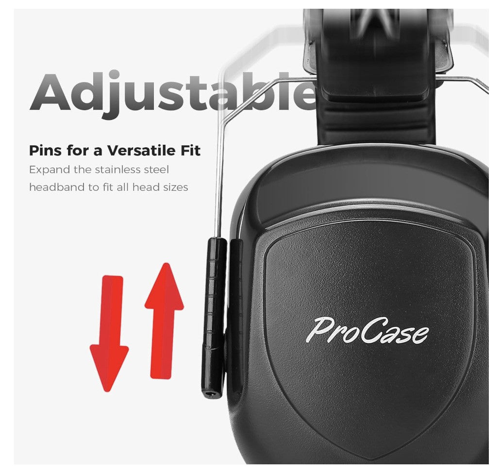 ProCase – NRR 28dB Gehörschutz, Lärmschutz Kopfhörer, verstellbar