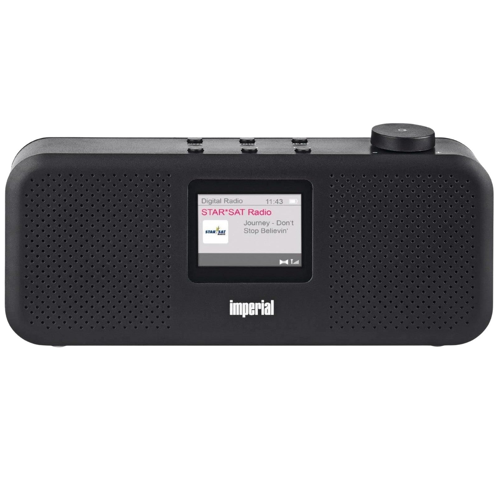Imperial DABMAN 16 DAB+ Digitalradio schwarz kompakt mit Bluetooth AUX USB FM