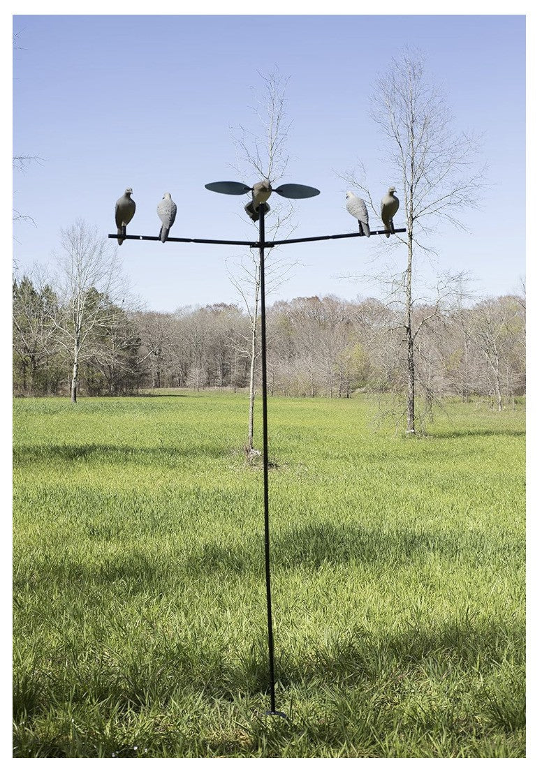 MOJO Outdoors – Clip on Dove, Lockvogel Taubenjagd Set, 4er Pack, Grau, Zubehör