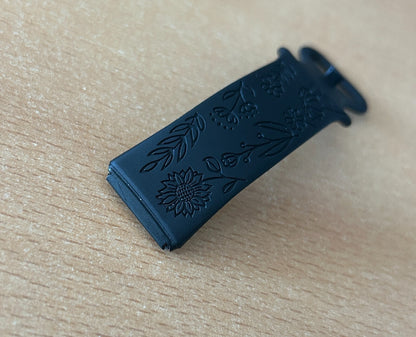 Oielai – Versa 3 Armband, Silikon, für Fitbit Versa 3/4, Sense/Sense 2, Schwarz