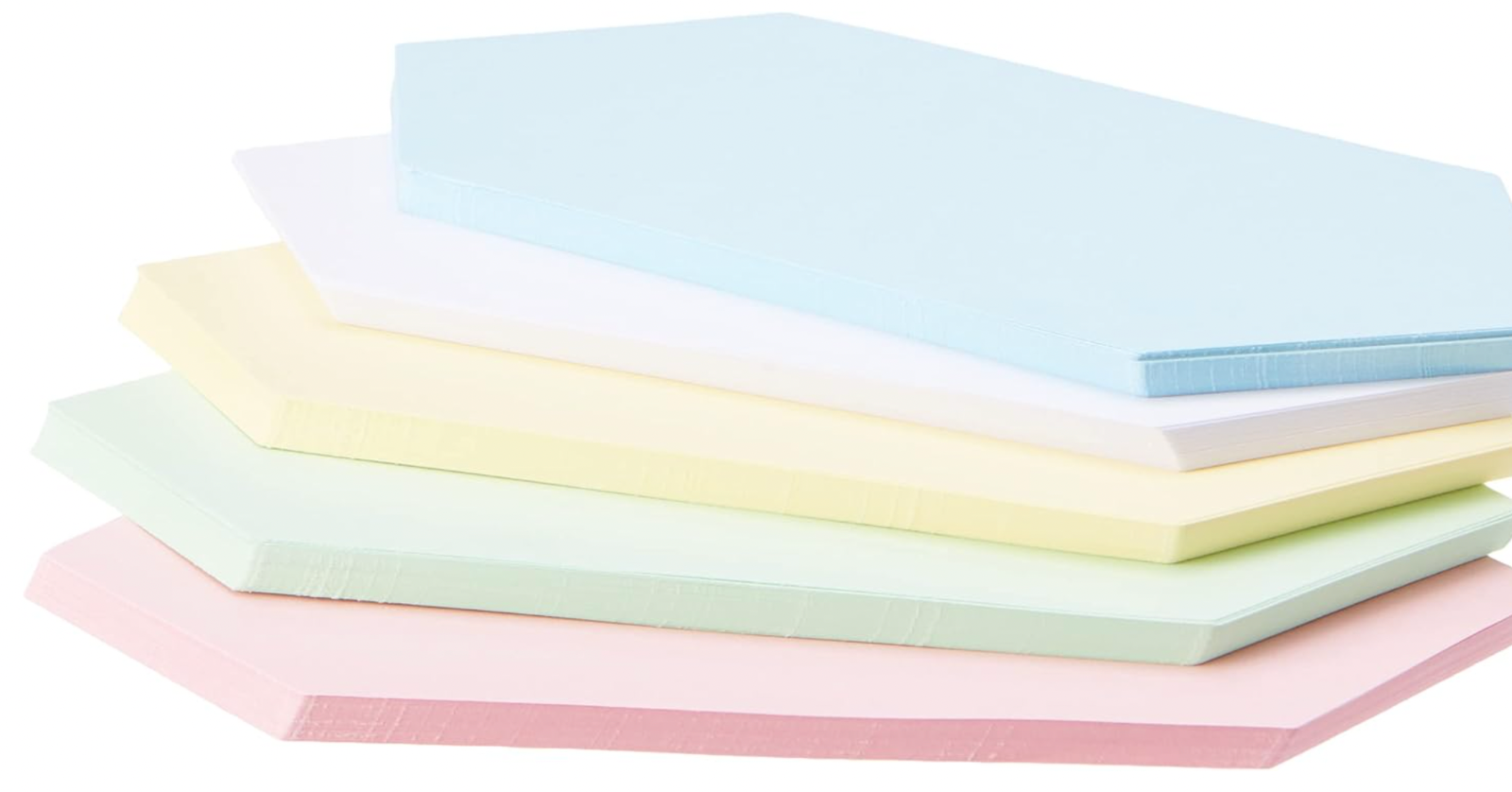 magnetoplan Moderationskarten Rhombus 200x95mm 500 Stück 5 Pastellfarben FSC