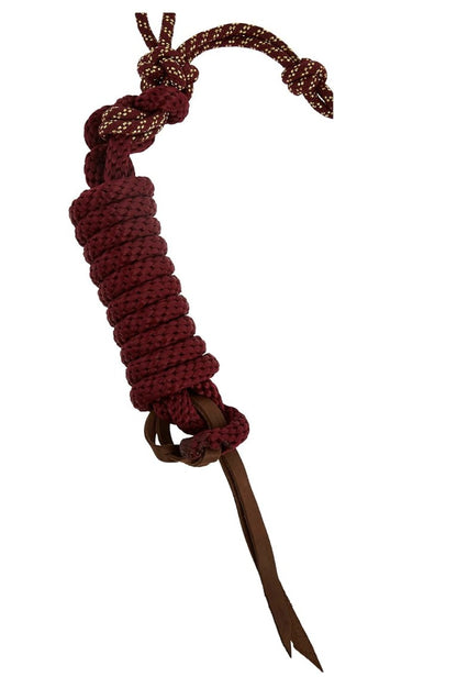 WEBER LEDER Diamant Geflochten Seilneckholder mit Blei, Führhalfter Pferd