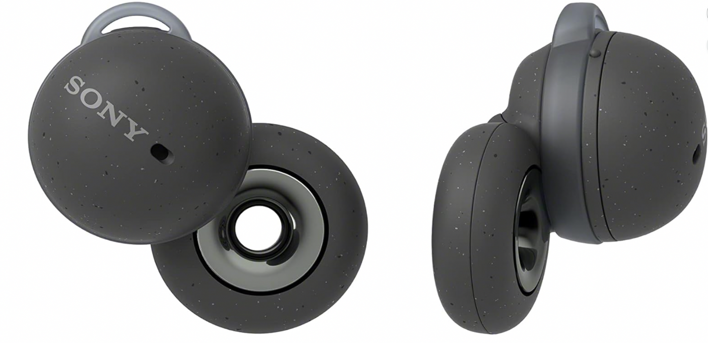 Sony – LinkBuds kabellose In-Ear Kopfhörer offen Bluetooth Headset grau leicht