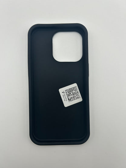 Hülle iPhone 15 Pro Retro Kassette Case Handyhülle Vintage Cassette Tape Schwarz