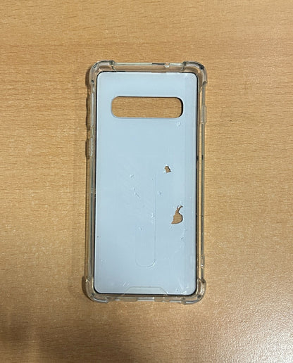 Samsung – Galaxy S10 Hülle Anime Attack on Titan, Schwarz, Stoßfest TPU Case