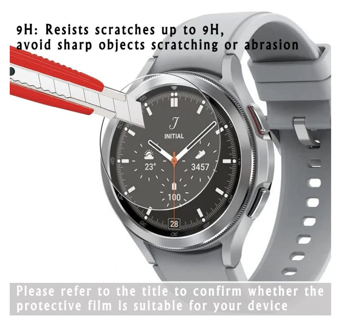 Vaxson 3× Schutzglas für Smartwatch KW40 – 9H Panzerfolie – Display Schutzfolie