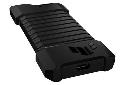 ASUS – TUF Gaming A1 SSD Gehäuse USB-C 3.2, M.2 NVMe SATA, IP68, stoßfest