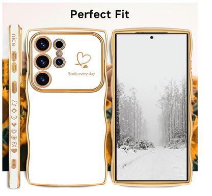 Keteen – Galaxy S25 Ultra Hülle, süßes Silikon Case weiß, stoßfest & Kratzschutz