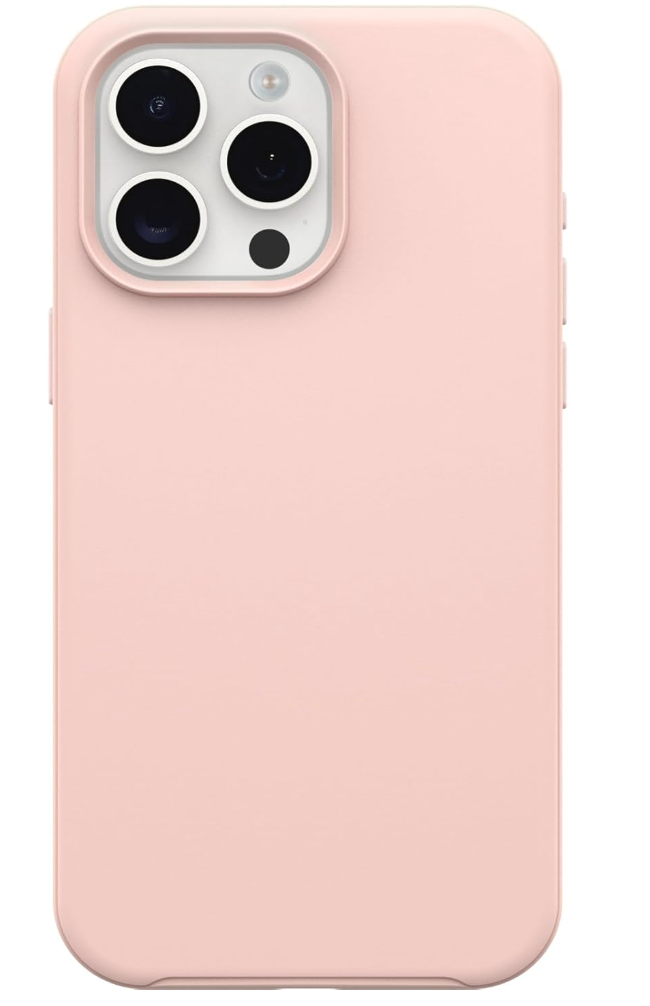 OtterBox – Symmetry iPhone 15 Pro Max MagSafe Hülle stoßfest dünn rosa Case